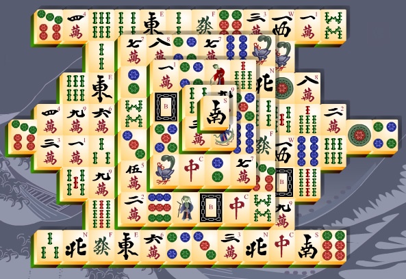Klassieke Mahjong Solitaire lay-out